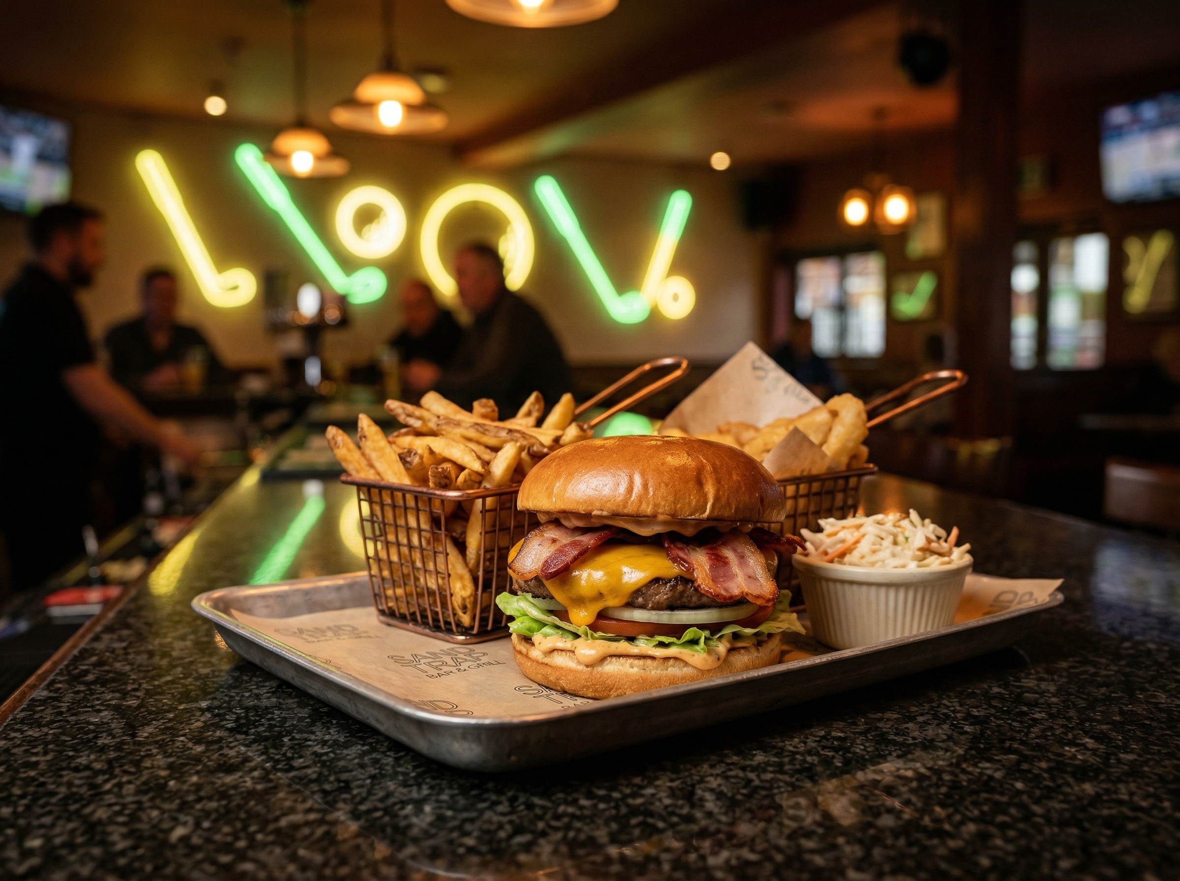 Food at Sand Trap Bar and Grill