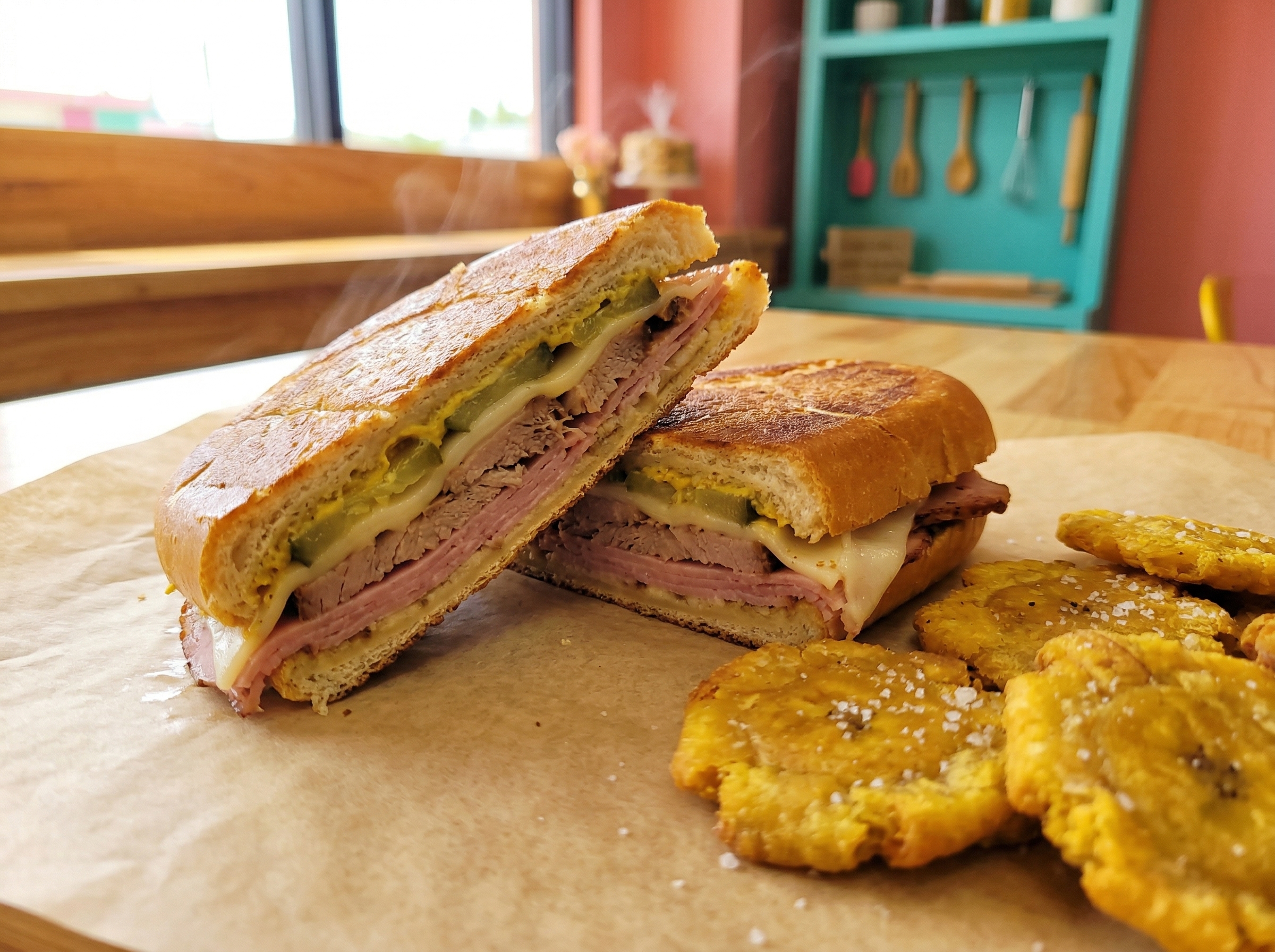 Comida criolla — sandwiches y empanadillas