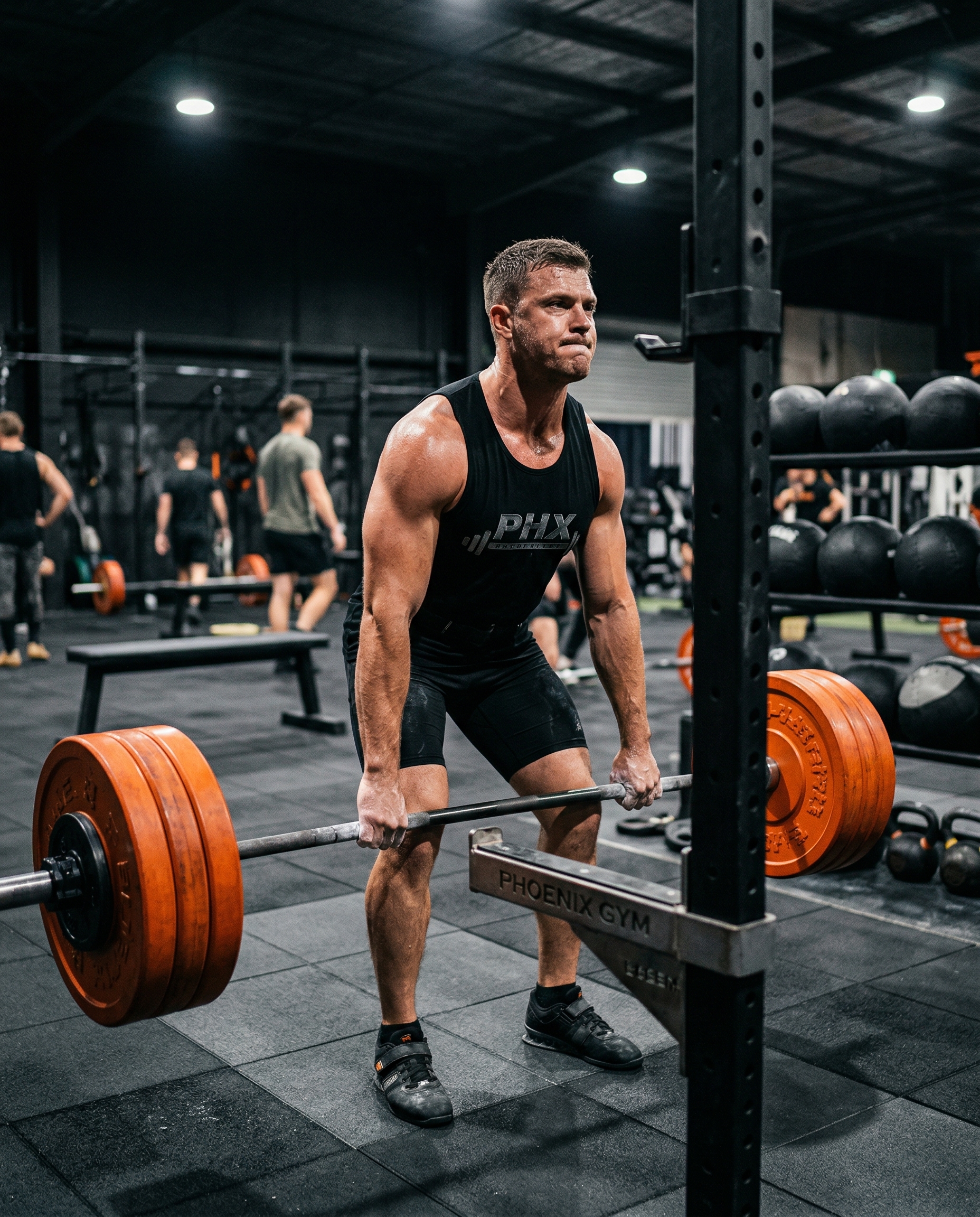 Atleta entrenando en Phoenix Gym