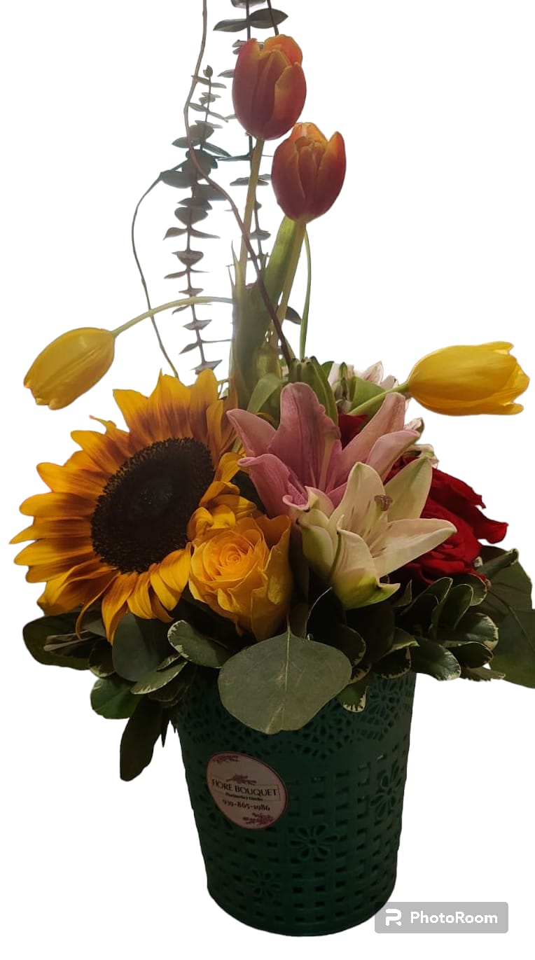 Arreglo de flores frescas