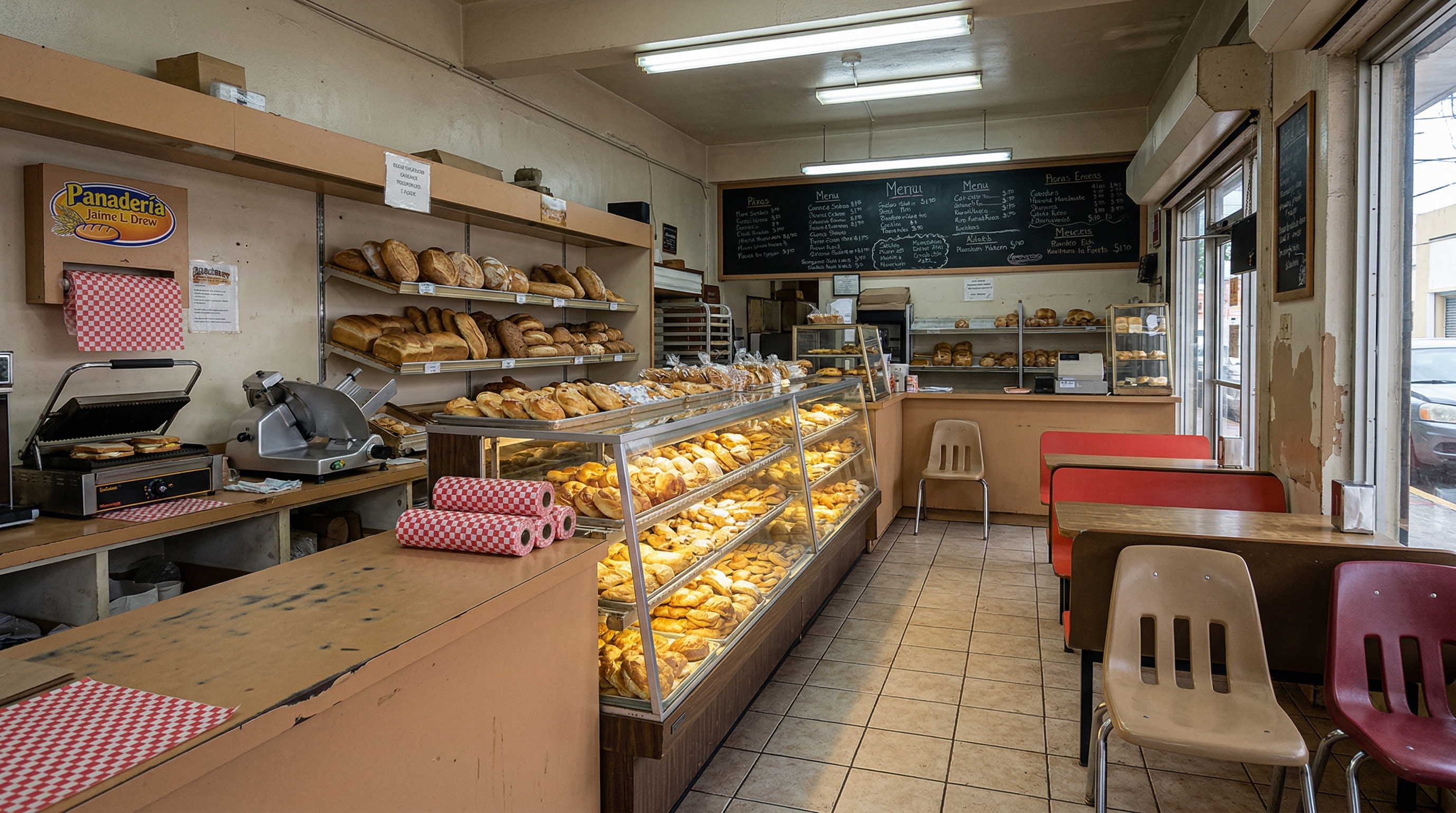 Interior de la Panadería Jaime L. Drew