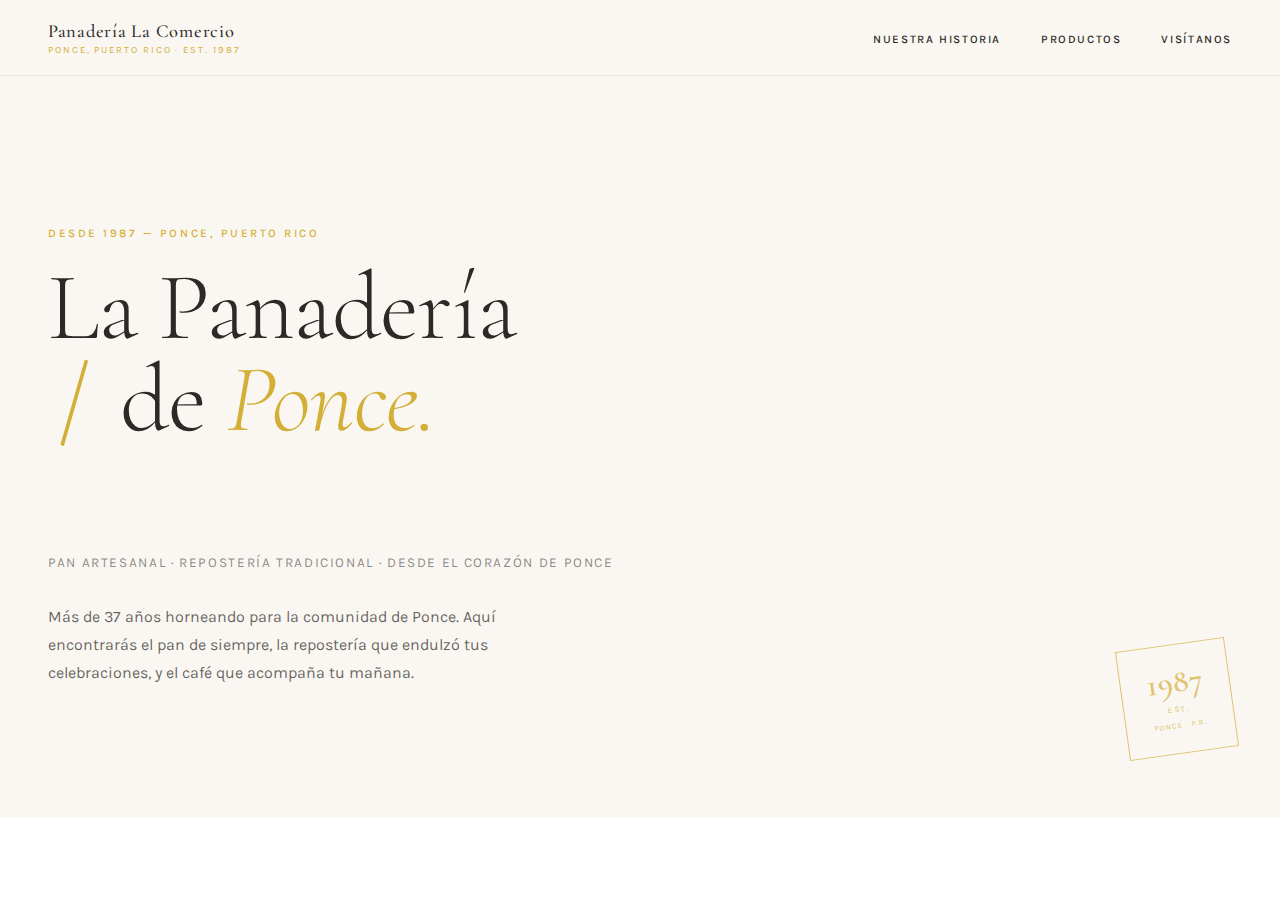 Panadería y Repostería La Comercio