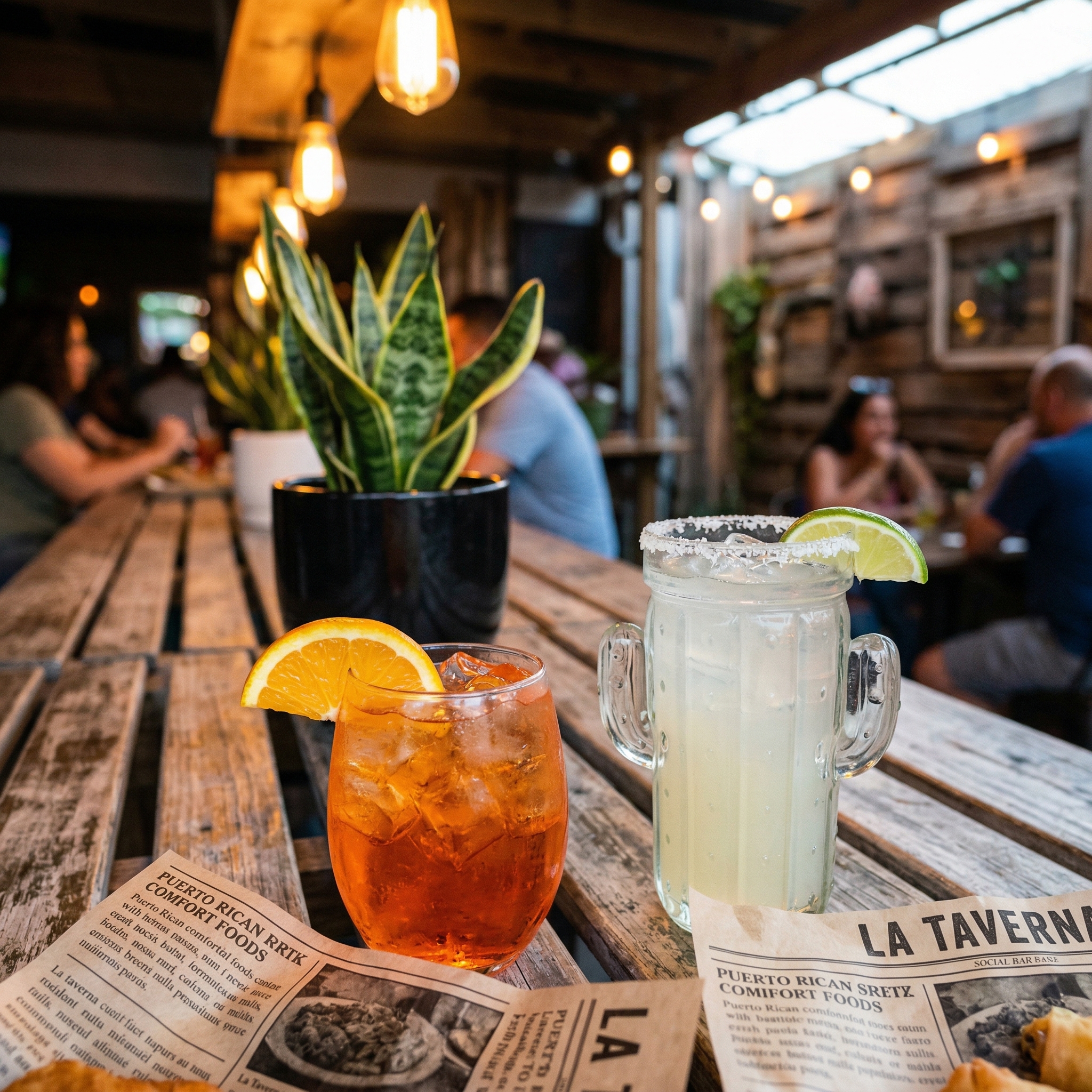 Ambiente en La Taverna Social Bar