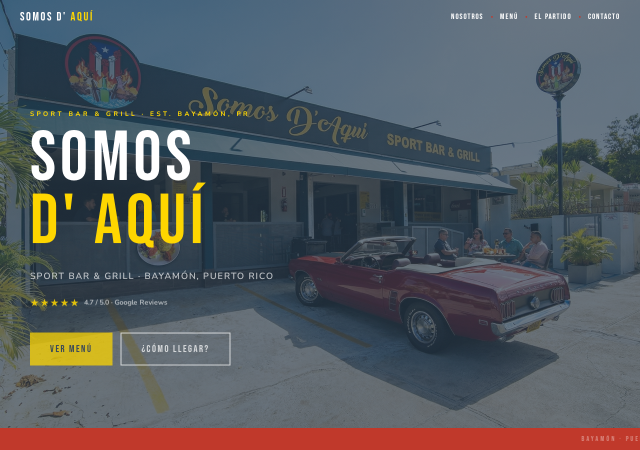 Somos D’ Aquí Sport Bar And Grill