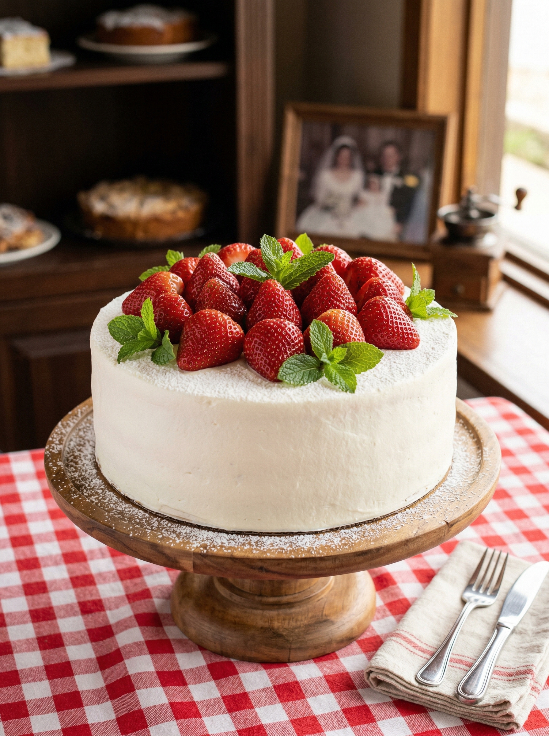 Bizcocho de celebración decorado para ocasiones especiales
