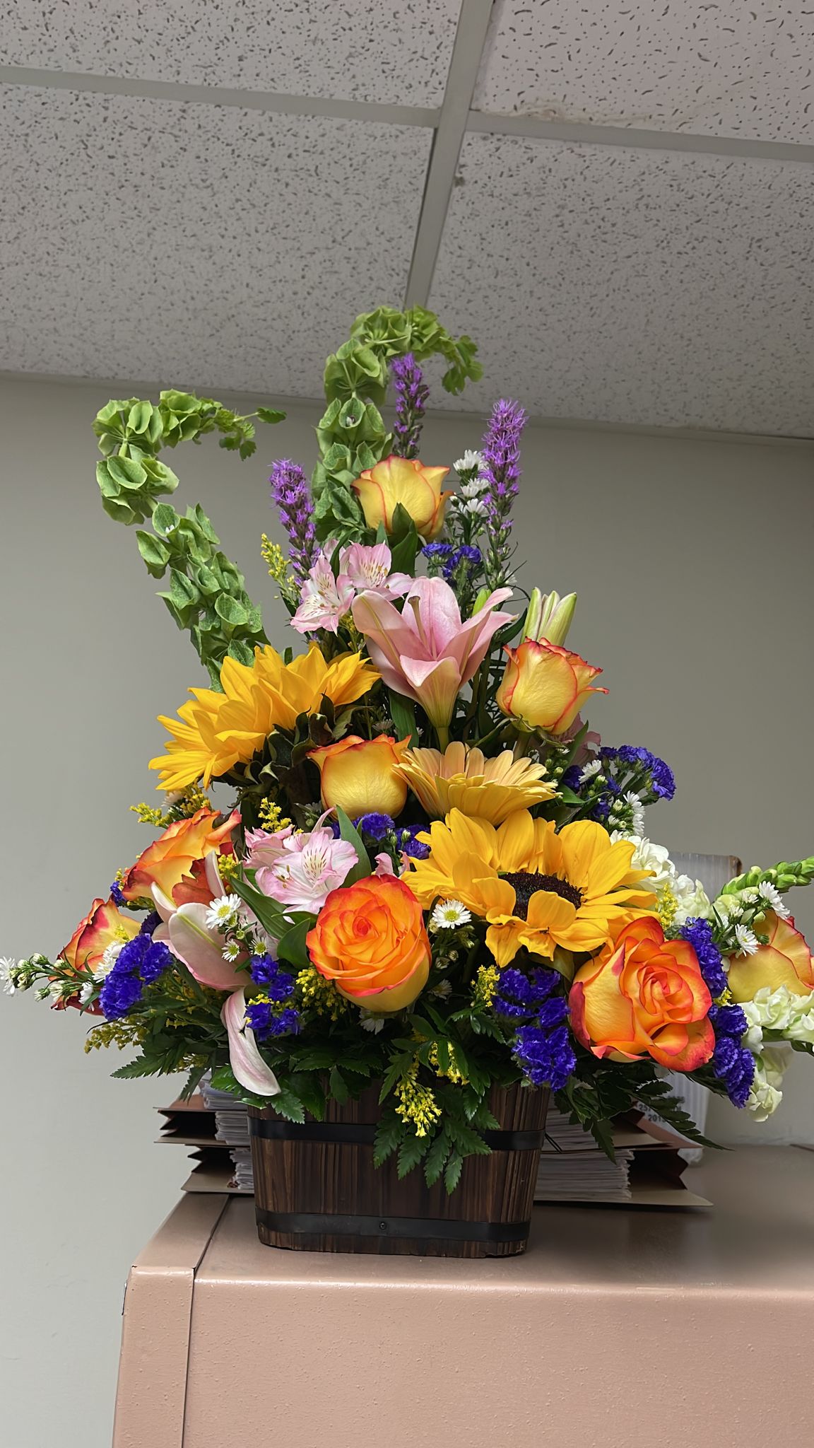 Composición floral artesanal de Floristería Creativa