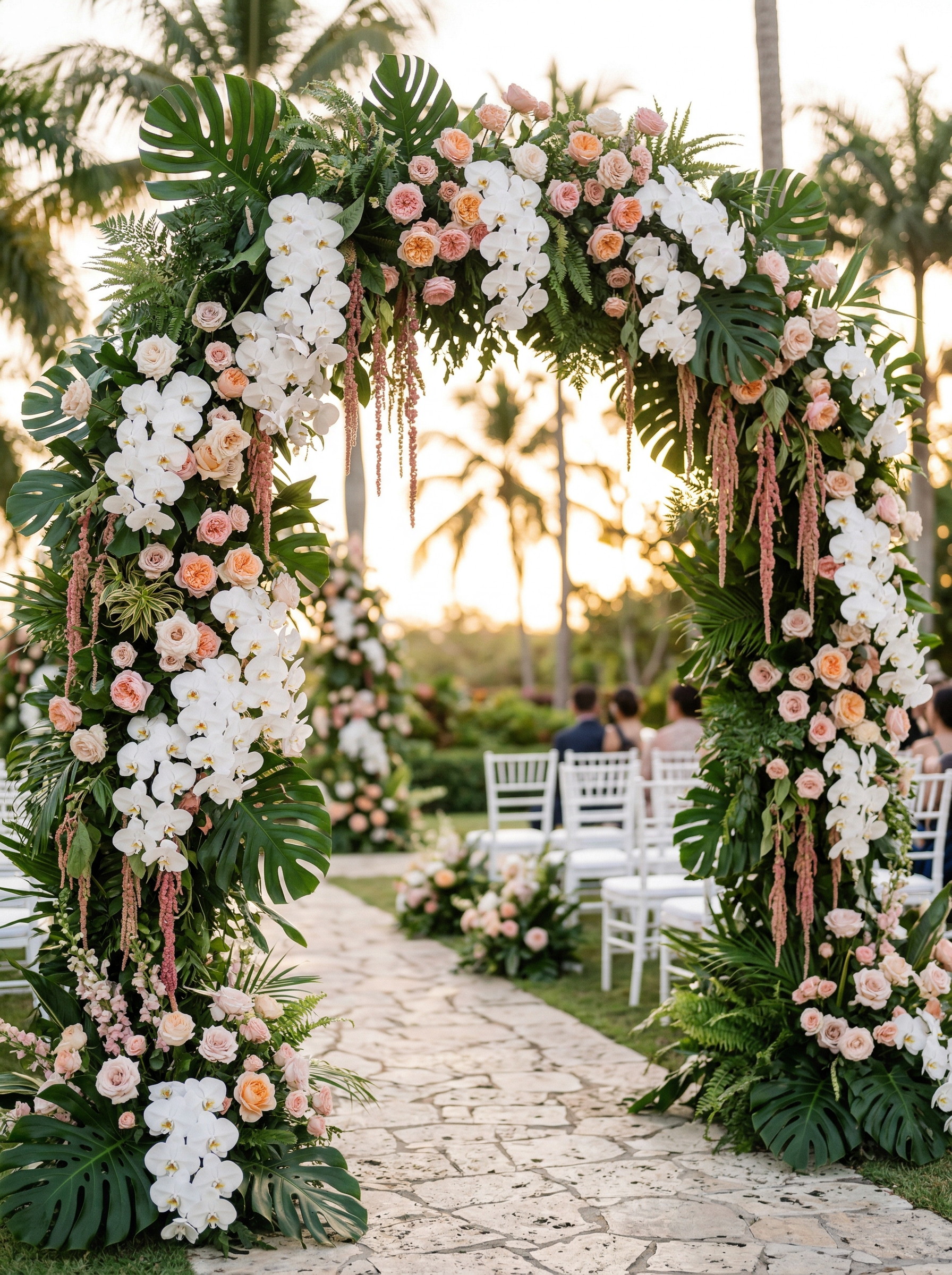 Arco de flores para boda — decoración de eventos de Floristería Creativa