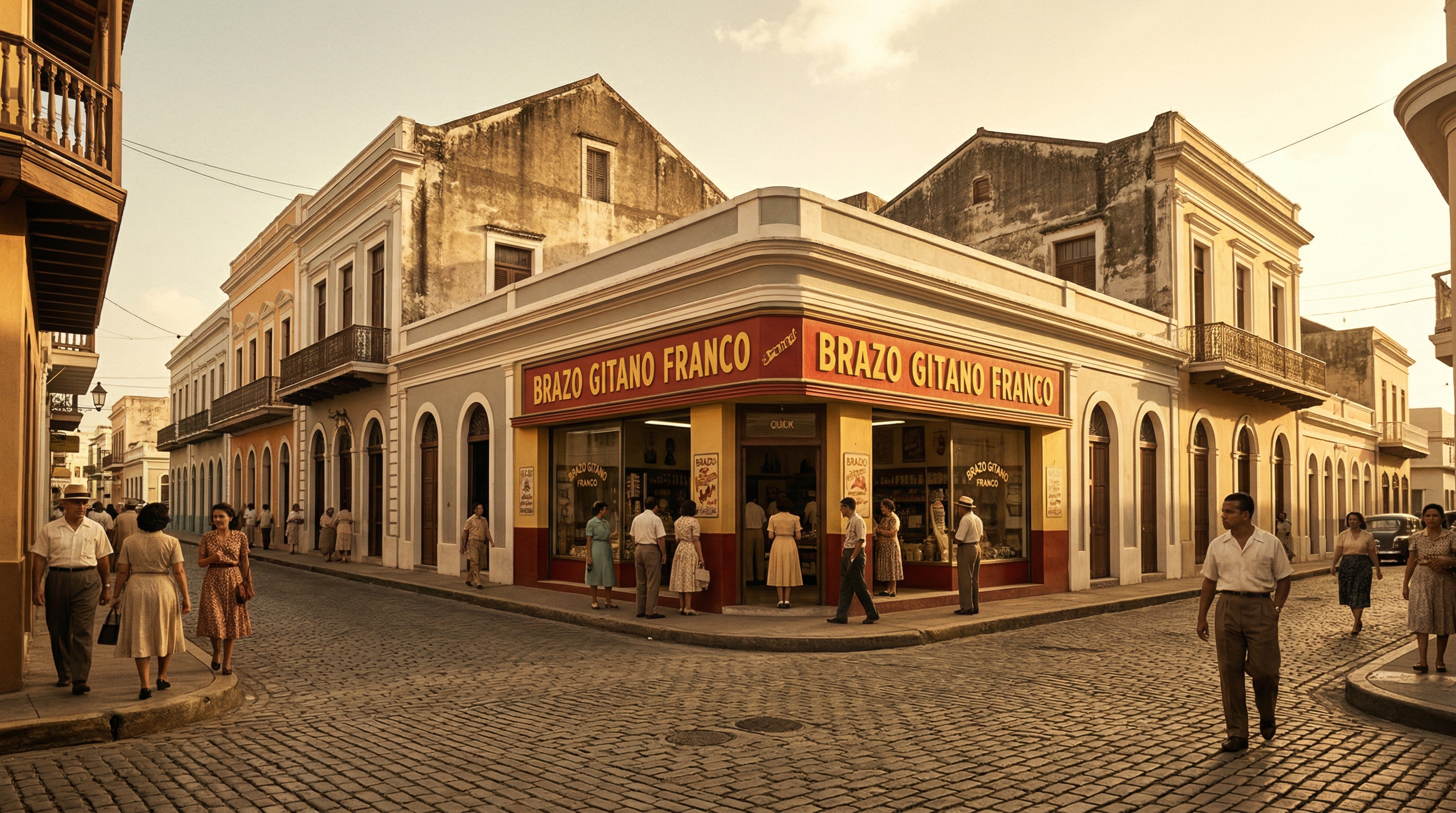 Ambiente histórico de Brazo Gitano Franco en Mayagüez