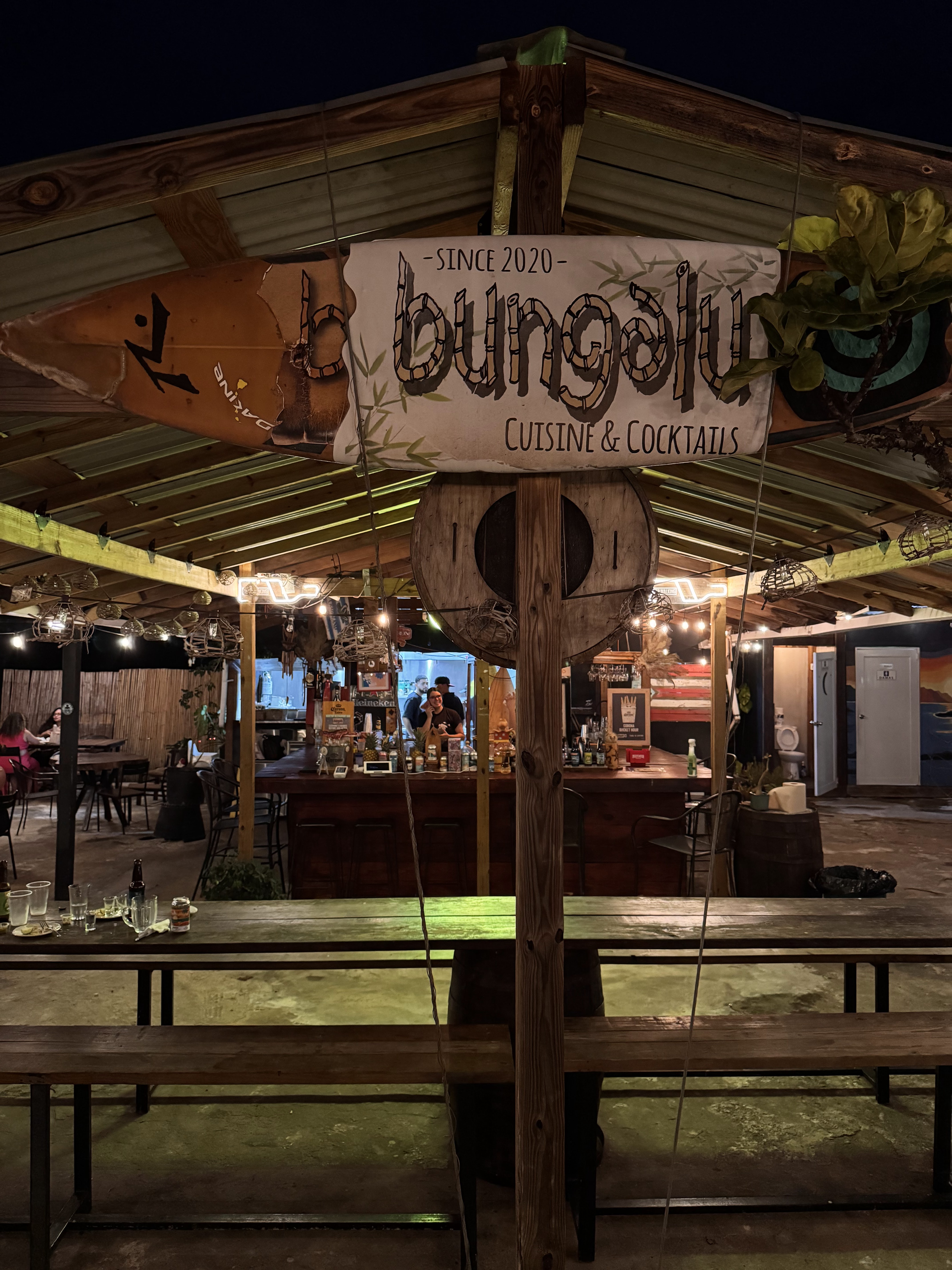 Vista del ambiente de Bungalu