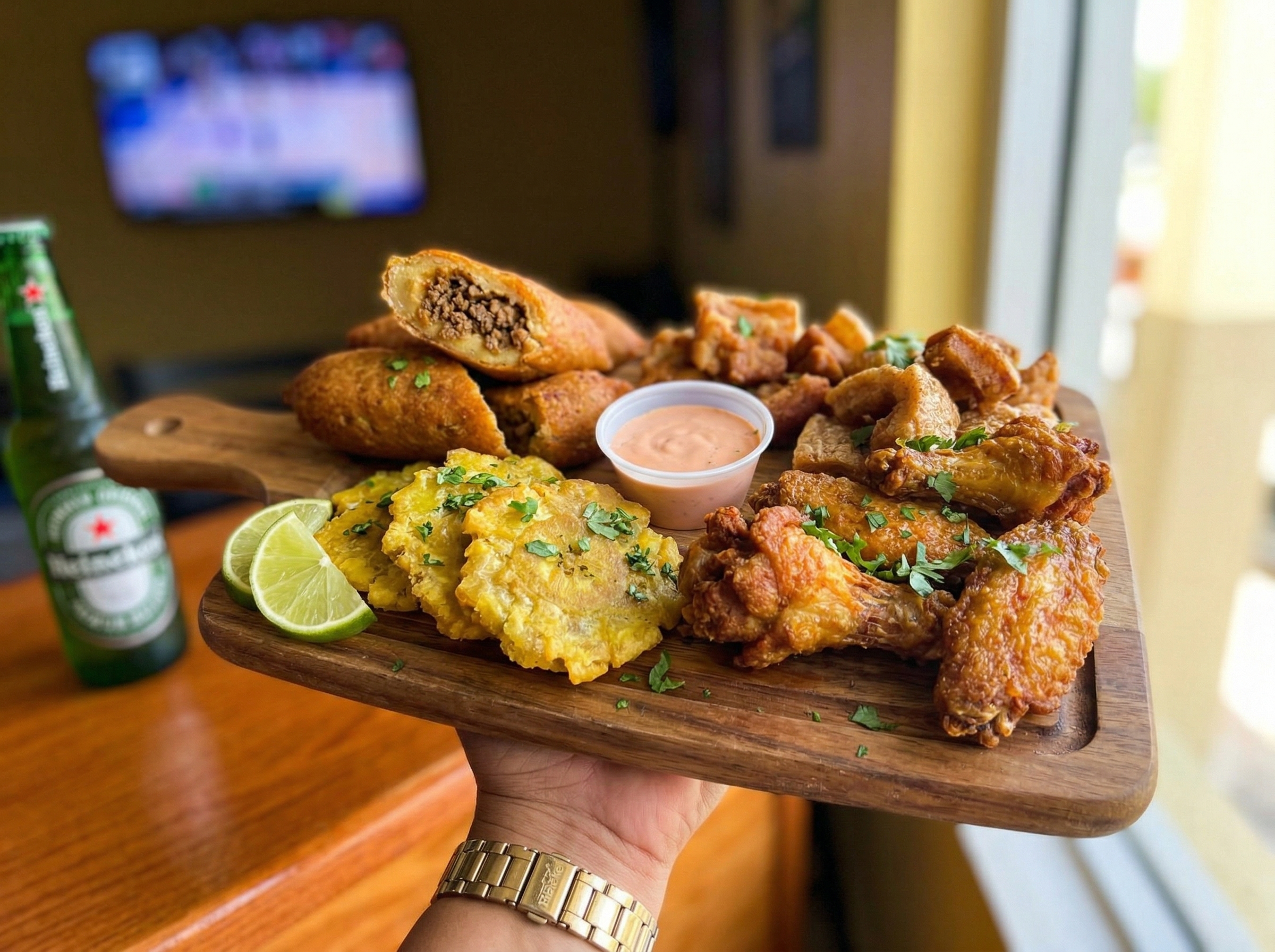 Bar bites puertorriqueños en El Mango