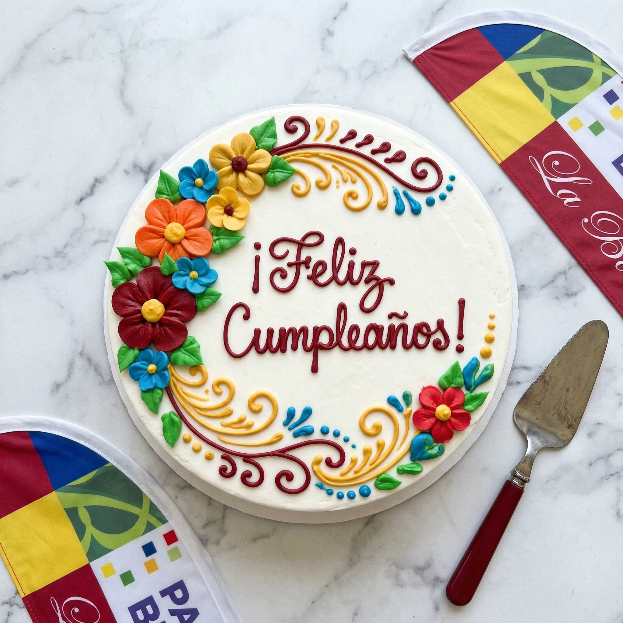 Bizcocho de celebración elaborado en La Borinqueña