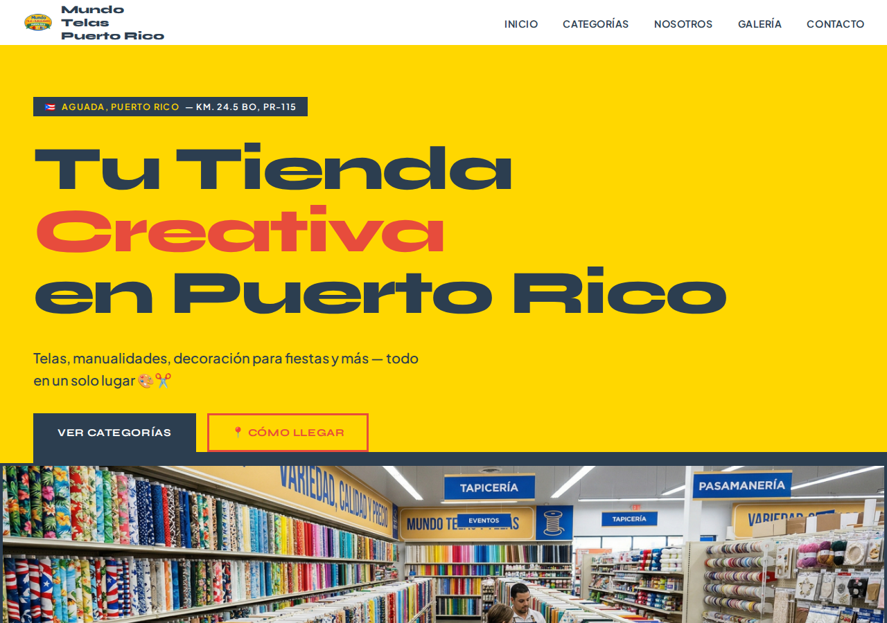 Mundo Telas y Manualidades Puerto Rico
