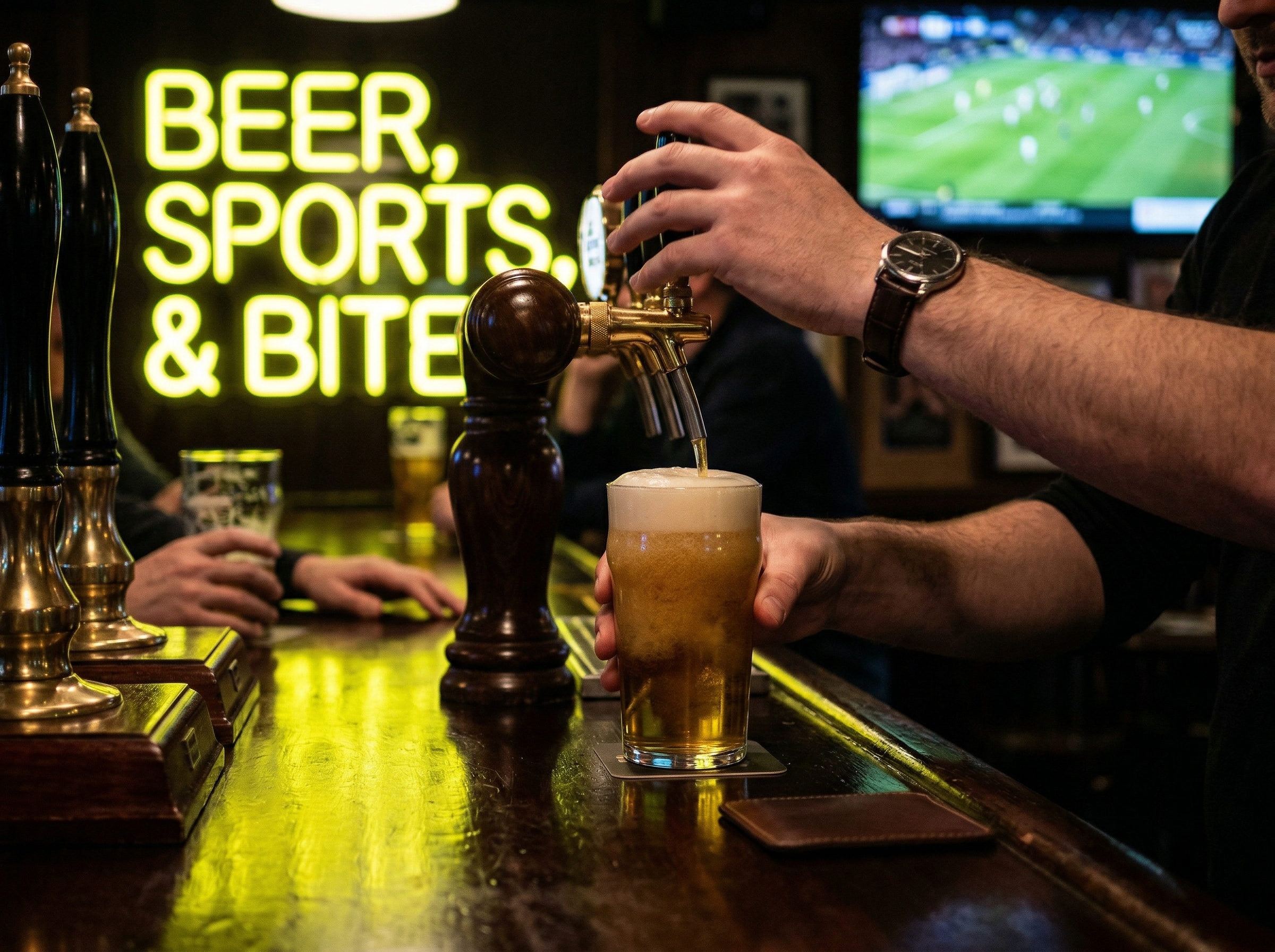 Drinks at Sand Trap Bar and Grill