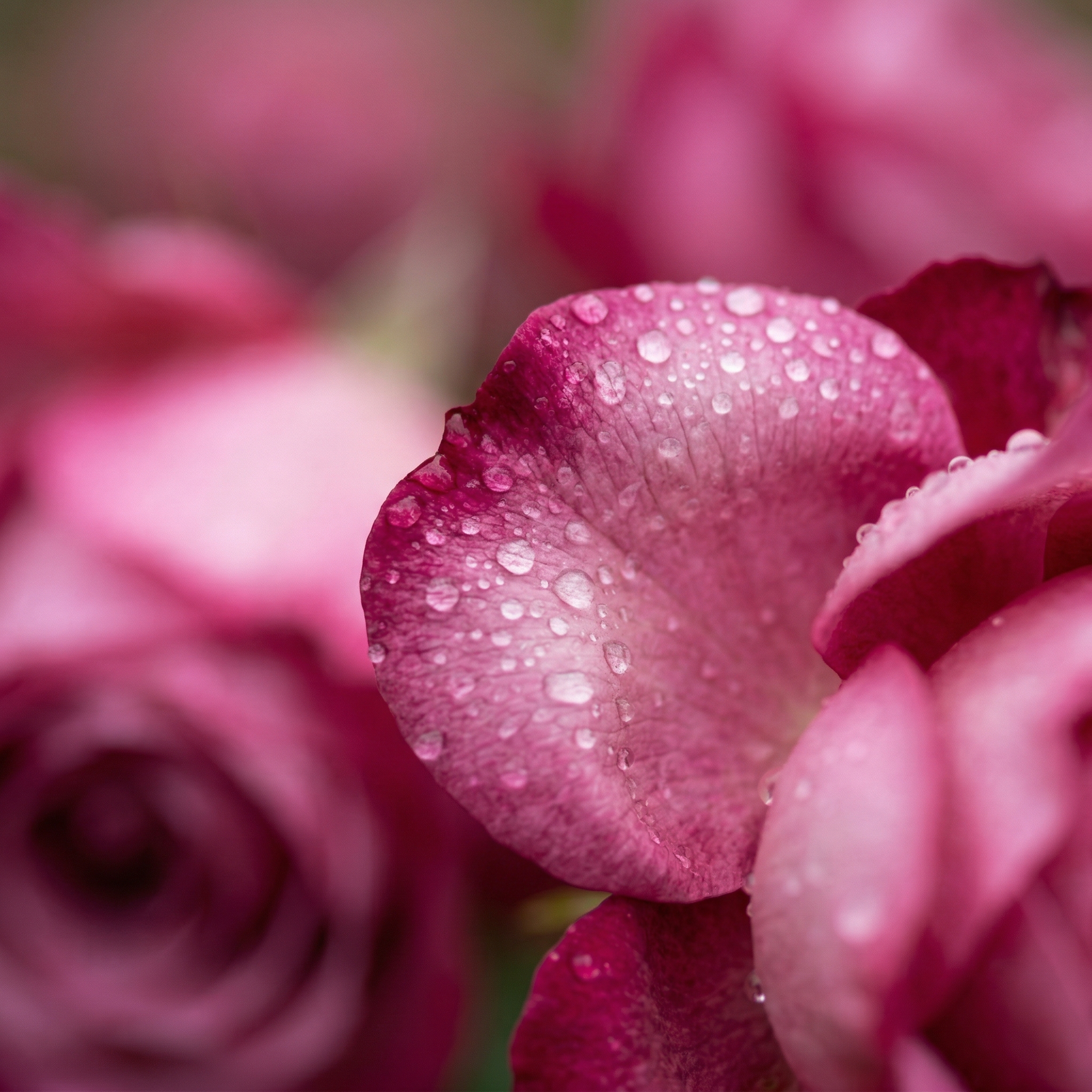 Detalle macro de pétalo de rosa - Floristería Creativa