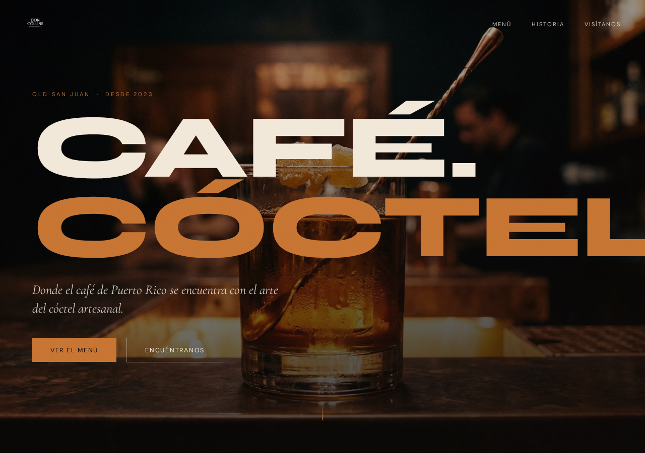 Don Collins Coffee Cocktails