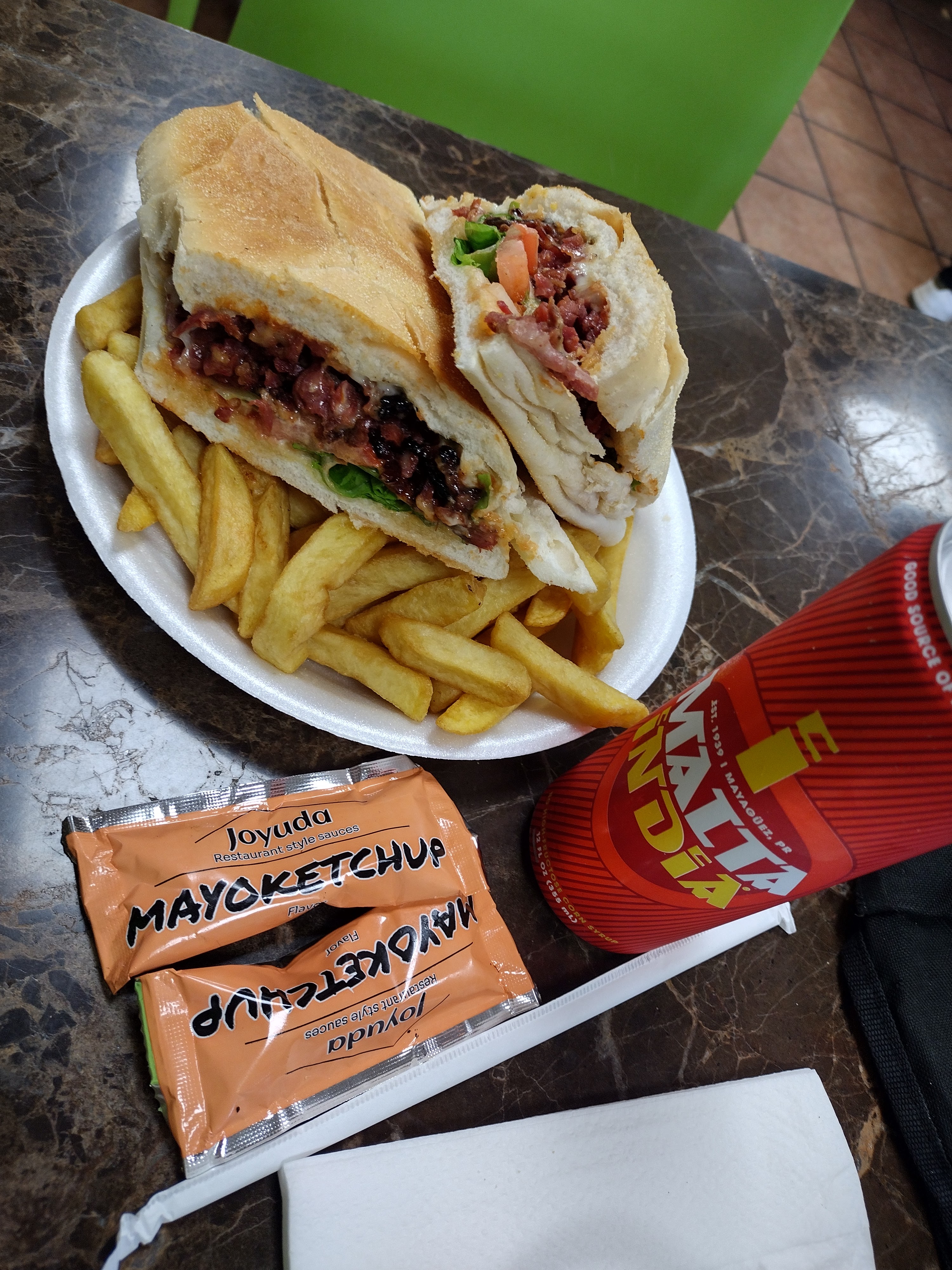 Puerto Rican sandwich