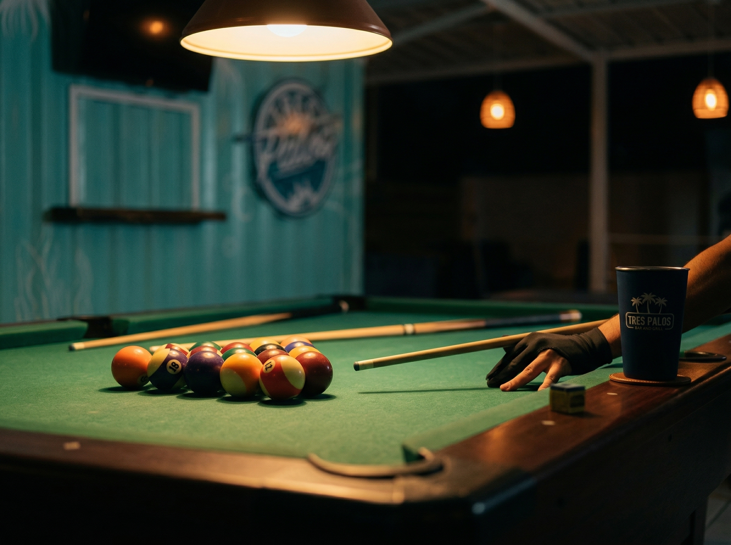 Mesa de billar en Tres Palos