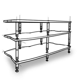 Double wide Rack