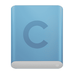 Carbon Copy Cloner Drive, CCC, External C Drive (Liquid Glass)