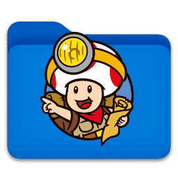 Captain Toad Treasure Tracker Folder