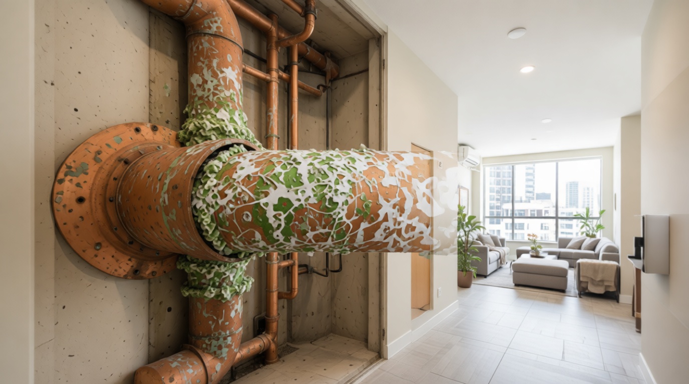 Green or White Corrosion on Condo HVAC Pipes: Toronto Guide