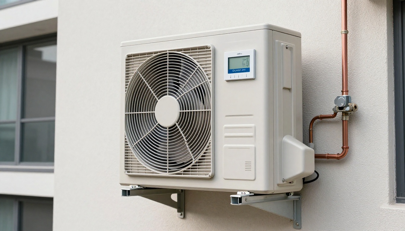 Close-up of a MERV 13 filter beside a condo HVAC unit in a Toronto high-rise Close-up of a MERV 13 filter beside a condo HVAC unit in a Toronto high-rise