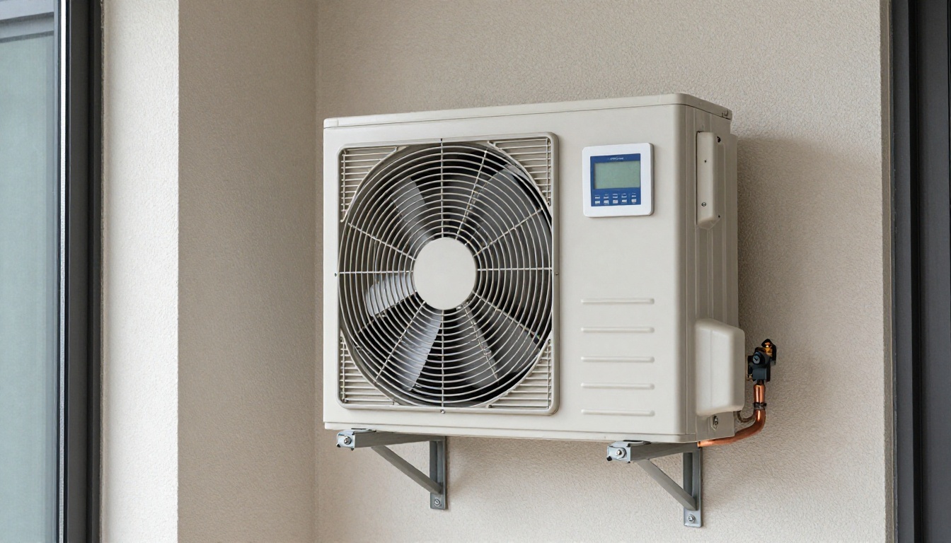 Close-up of HVAC equipment in a Mississauga condo unit