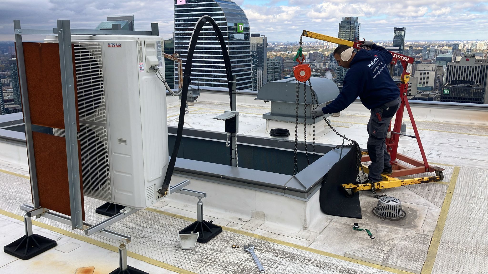 Critical Rooftop AC Coil Replacement at Premier High-Rise
