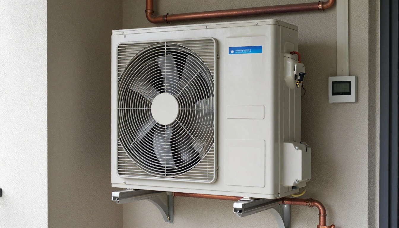 Close-up of a heat pump filter being replaced inside an Etobicoke condo unit