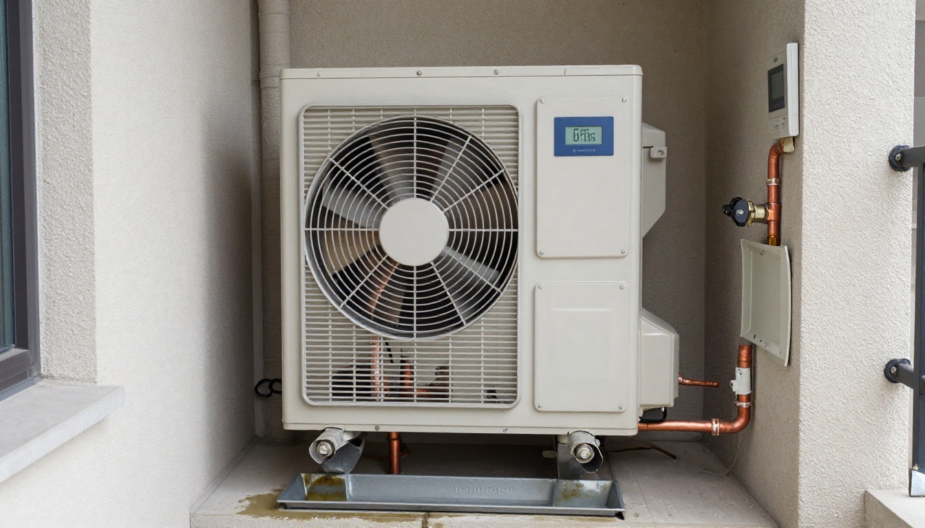 A close-up of water damage around a fan coil unit's condensate line in a Toronto condo A close-up of water damage around a fan coil unit’s condensate line in a Toronto condo