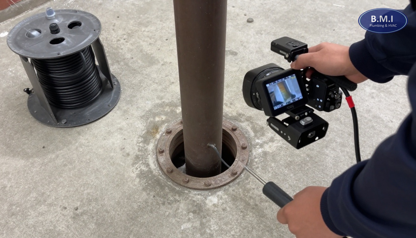 Camera Pipe Inspection in Newmarket Condominiums