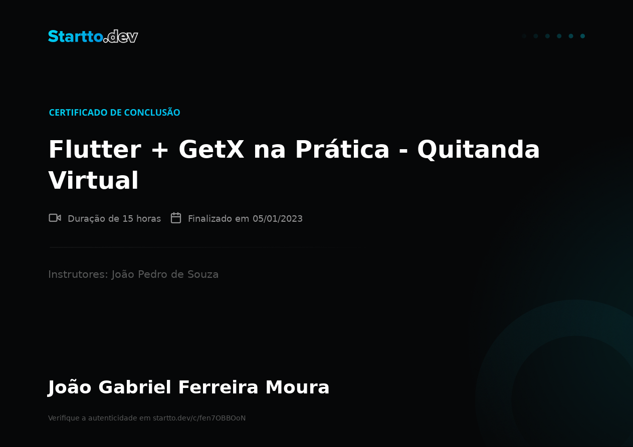 João Gabriel - Desenvolvedor Mobile | Flutter | Dart | APIs REST ...