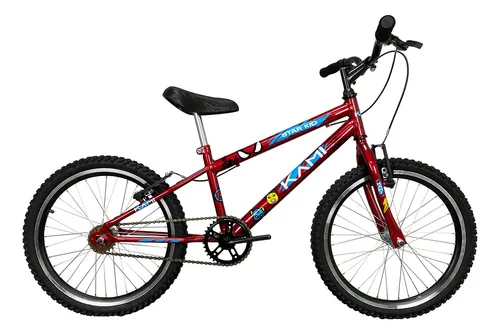 KIT BIKE 20`KAMI STAR KID HERO VERMELHO CHERRY