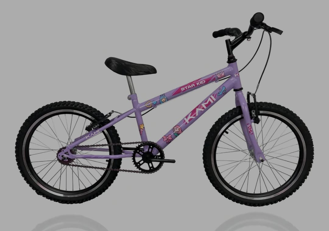 BICICLETA KAMI STAR KID PRINCESS LILAS BABY ARO 20