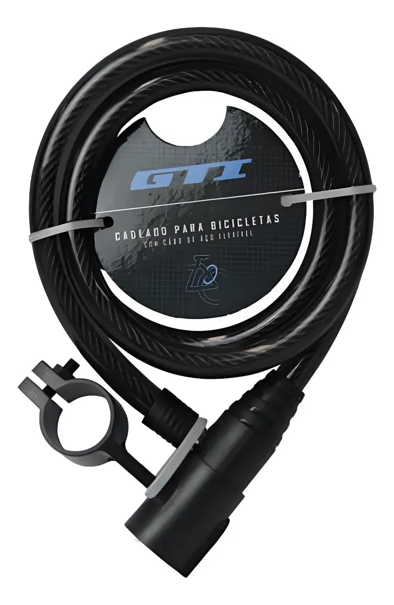 CADEADO 1,0X12MM ESPIRAL AL CHAVE PTO - GTI