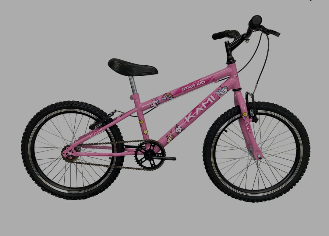 BICICLETA KAMI STAR KID FAIRY ROSA BEBE ARO 20