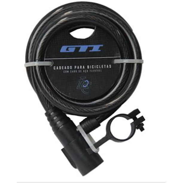 CADEADO 1,5X12MM ESPIRAL AL CHAVE PTO - GTI