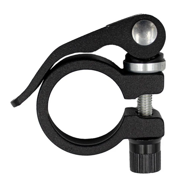 ABRAÇADEIRA DE CANOTE ALUM 31.8MM C/BLOCAGEM PRETO