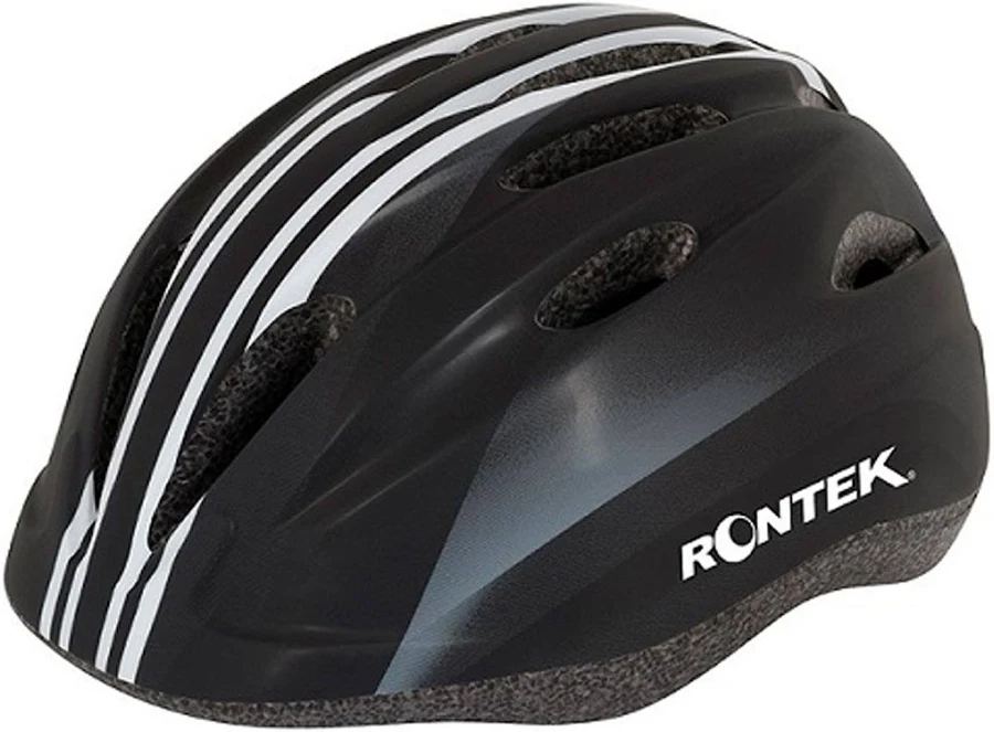CAPACETE INFANTIL DE 02 A 04 ANOS PARA CICLISMO RT-06 PRETO - COM LED BCP-078
