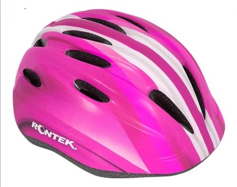 CAPACETE INFANTIL DE 02 A 04 ANOS P/ CICLISMO RT-06 ROSA - COM LED (BCP-077)