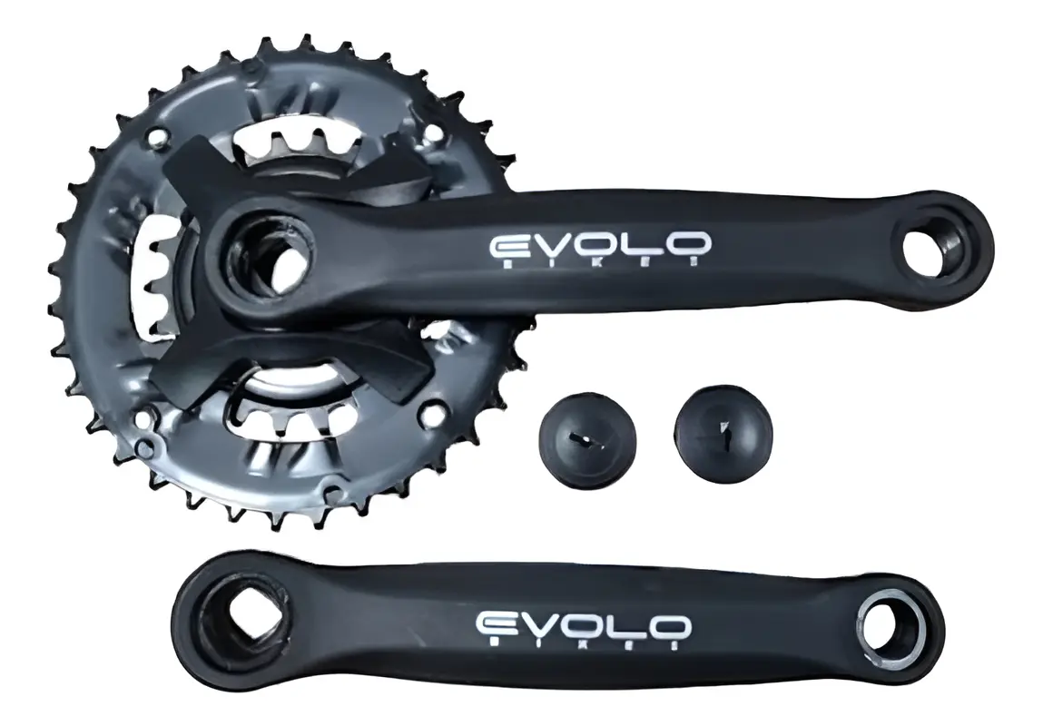 PEDIVELA TRIPLO 7/8V PONTA QUADRADA 24/34/42D ACO C/ BRACO 170MM PLASTIFICADO - PRETO - EVOLO