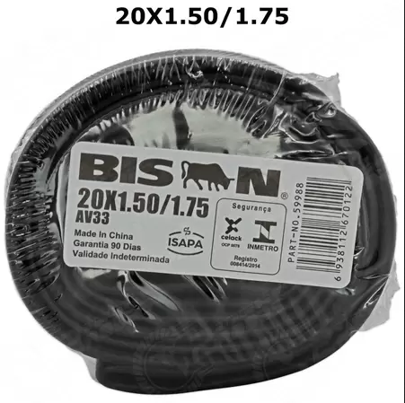  CAMARA 20X1.50/1.75 SCHRADER 33MM - BISON