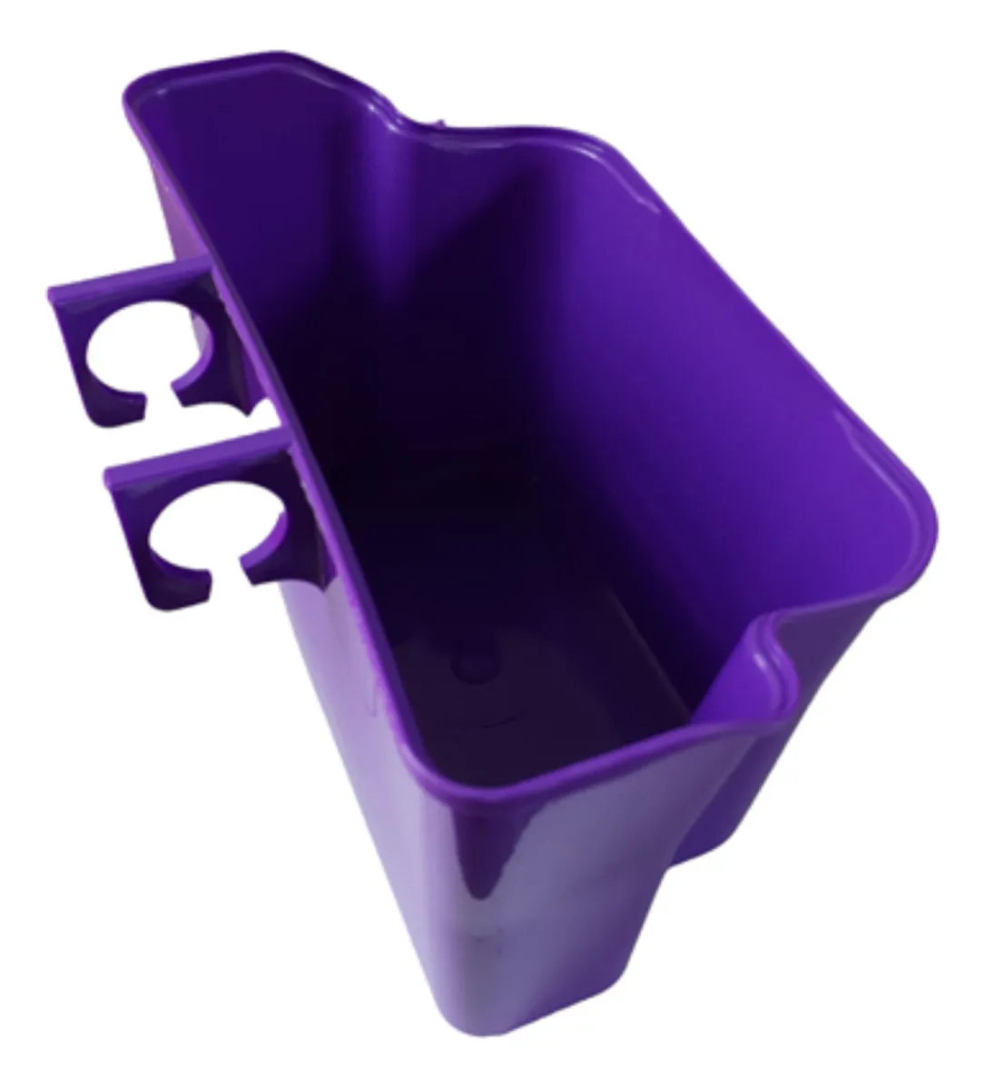 CESTA PLAST. DIANTEIRO 12/16 ROXO