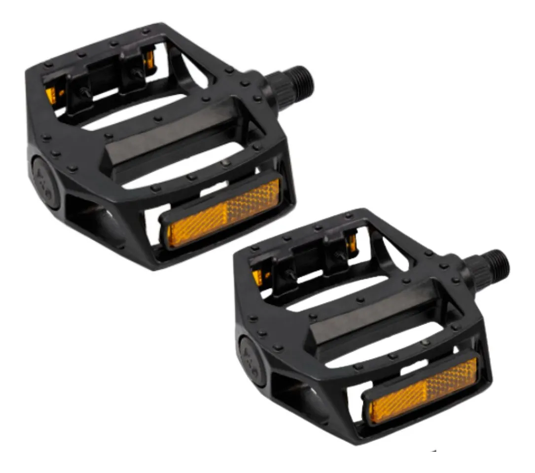 PEDAL ALUMINIO PLATAFORMA 1/2 PRETO