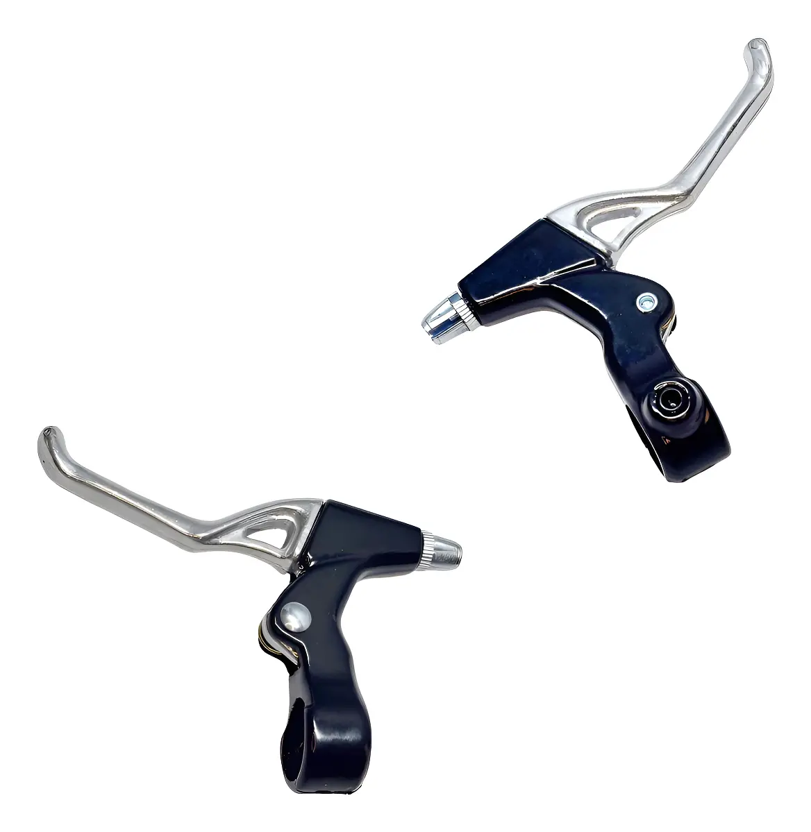 MACANETA ALUMINIO V-BRAKE 325AE - PRETO/POLIDO - LOGAN