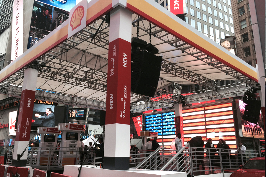 Times Square, NYC / Custom Truss Grid Stage