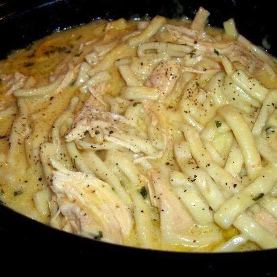 Comfort Chicken and Noodle Crock Pot