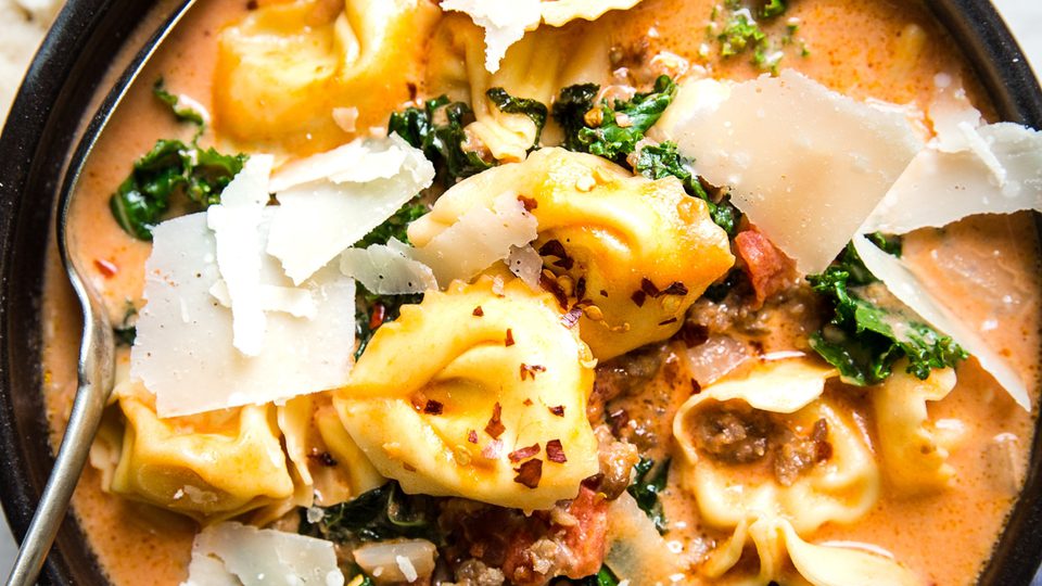 Creamy Tortellini Soup
