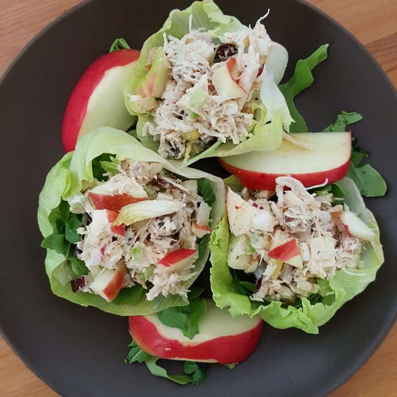 Apple Walnut Raisin Chicken Salad