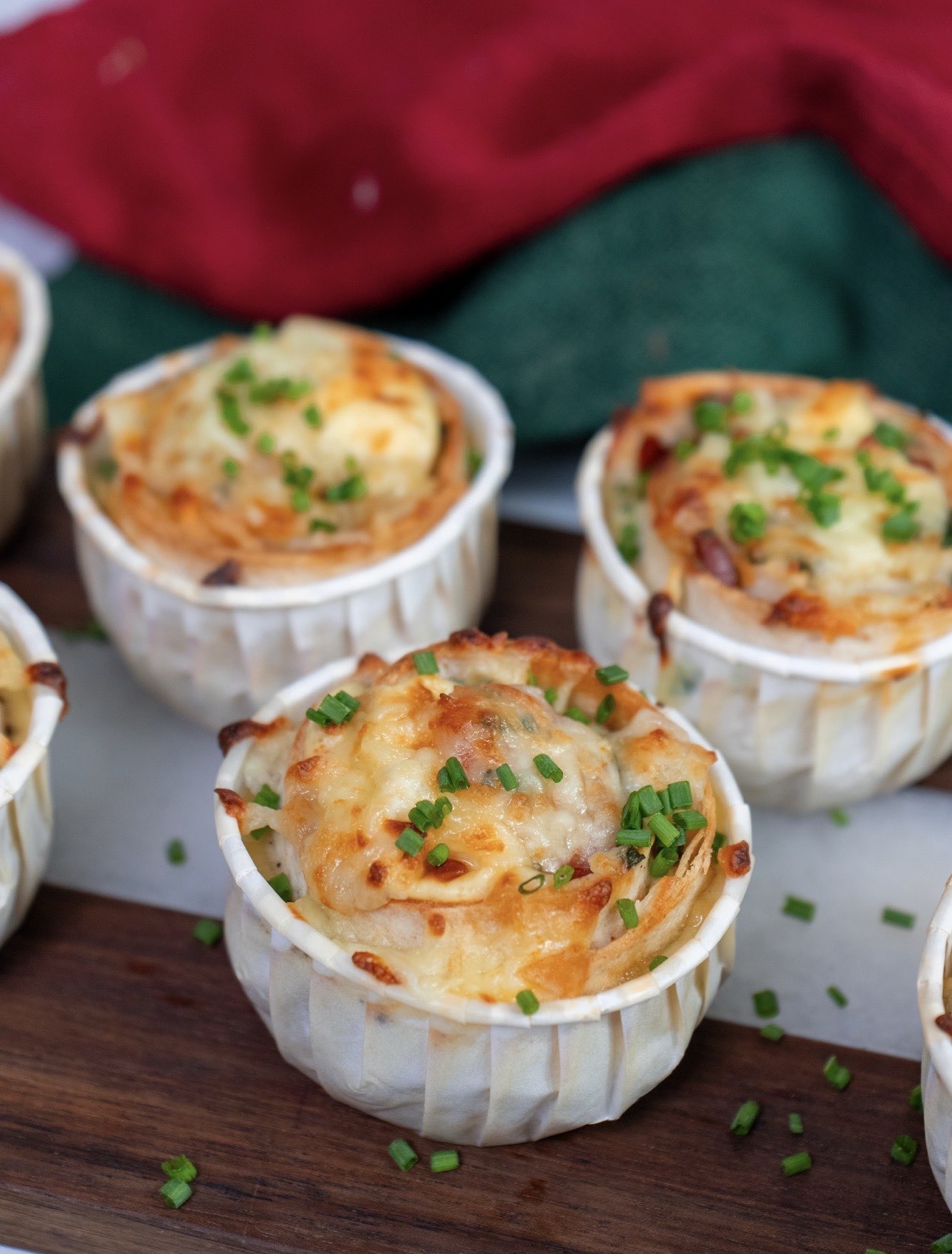 Tortilla Quiche Cups 